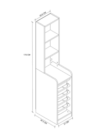 5 Sepetli 3 Raflı Dolap Çok Amaçlı Dolap Oyuncak Dolabı Derya Safir Meşe Açık Kahverengi 5 Sepetli 3 Raflı Dolap Çok Amaçlı Dolap Oyuncak Dolabı Derya Safir Meşe Açık Kahverengi