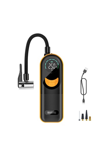 Yaozixa Kablosuz Akıllı Arabalar Lastik Hava Pompa, 4 Ön Ayar Modlu, Dijital Ekranlı, Otomatik Durdurma, 2000mah Li-po Pil, 150 Psı, Led Işık