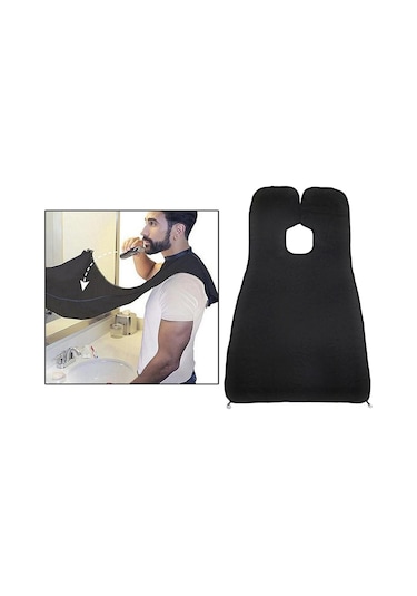 Homyl Erkekler Için Sakal Tıraş Önlüğü Kırpma Yapışmaz Pelerini