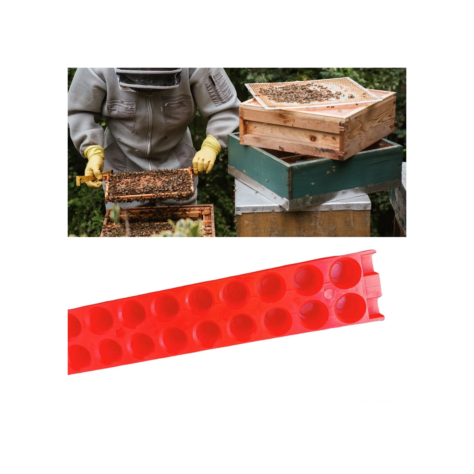 Xindoker Arı Kraliçe Taşıma Aleti, Arıcılık Ekipmanı, Kraliçe Kafesi Ve Tutucu, Yeni Ve Profesyonel Arıcılar İçin, Plastiği, Kırmızı Rengi