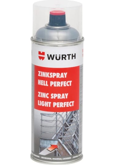 Würth Çinko Sprey Perfekt Açık Renkli 400Ml
