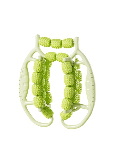 Suntek 29 Tekerlekli Bacak Masaj Silindiri Fitness Kelepçesi Kol Yeşil