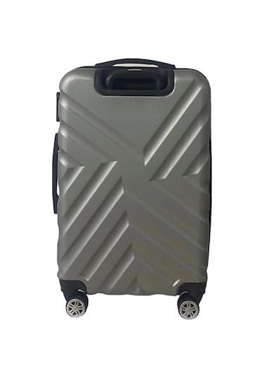 %100 Abs Kullanışlı Darbeye Dayanıklı Ortaboy Valiz Antrasit