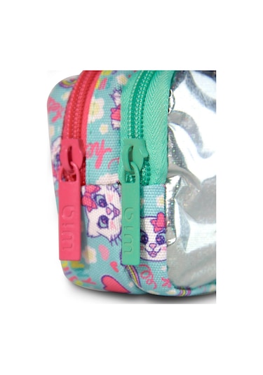 Wia Sweet Cat Kız Çocuk Kalemlik Turkuaz