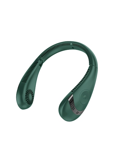 Padalink Taşınabilir Boyun Bağlı Fan, 360 Derece Tam Etki Rüzgar, 3 Hız Seçeneği, 10 Saat Çalışma Süresi, Şarj Edilebilir Plastik