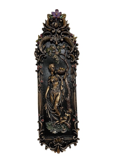 Kadın-çocuk Figürlü Duvar Aksesuarı 13x45 Cm