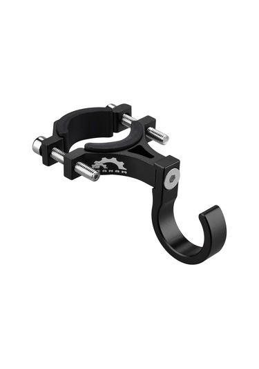 Jeemson Alüminyum Bisiklet Ve Scooter Hooku - 25kg Yük Taşıma Kapasitesi, 90 Derece Döner, Kolay Kurulum - Siyah