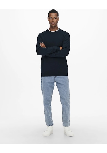 Only & Sons Erkek Rahat Kesim Kazak - 22024567 Ekru