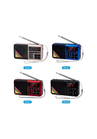 Springsun Y-509 Modeli Fm Radyo: Led Fenerli, Mp3 Çalar, 1500mah Şarj Edilebilir Pil Ve Usb Kablosu İçeren Taşınabilir Cihaz