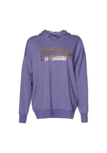 Hummel Albına Oversıze Hoodıe Kadın Hoodıe Mor Mor