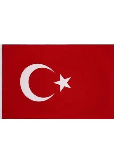 Abka Türk Bayrağı 40X60CM Özel Alpaka Kumaş Bez Bayrak