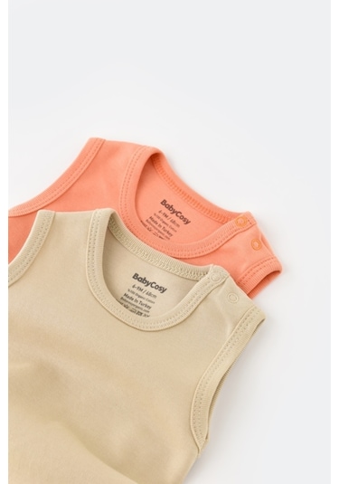 BabyCosy Organik 2li Askılı Badi 001
