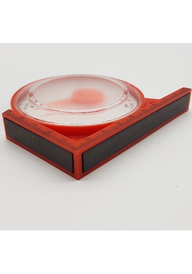 Bts 12103 Mıknatıslı Açı Ölçer Gönye Dereceli 0 Derece-360 Derece