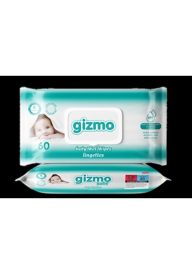 Gizmo Baby Islak Mendil 12 Paket 720 Yaprak 12'li Set