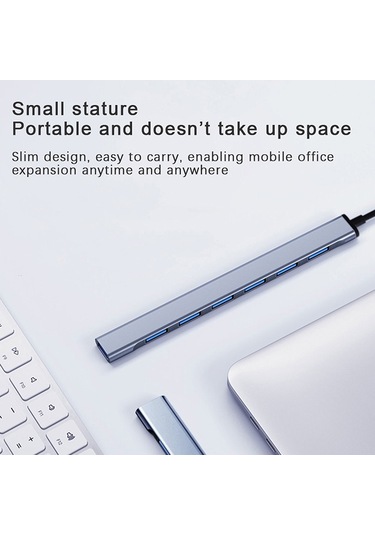 Pc Bilgisayarlar İçin Çoklu 7 Portlu Yüksek Hızlı 5 Gbps Ayırıcı