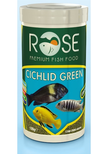 Cichlid Green Granulat 250ml Kutu Akvaryum Balık Yemi
