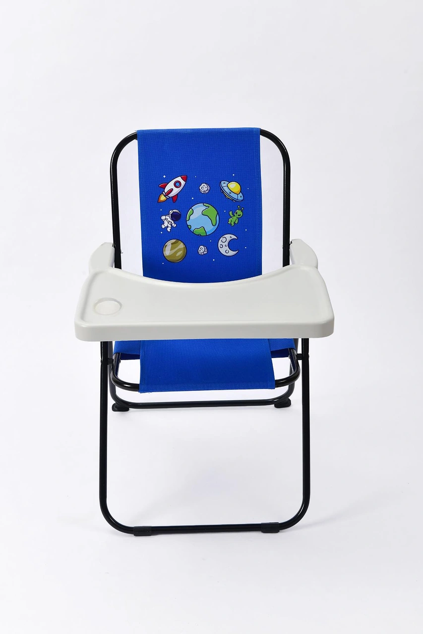 Exent 2 6 Yaş, Katlanabilir Çocuk Sandalyesi Ve Masası Tak-çıkar Masa-galaxy Uzay Yolu-mavi Çok Renkli