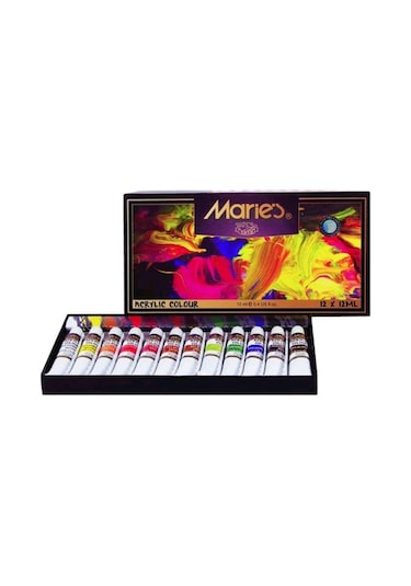Marıes Akrilik Boya 12 Ml 812B 12 Li Mrmar0017