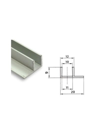 Sam Furniture 10mm Panel İçin Köşe Şeridi 303756987 Gri