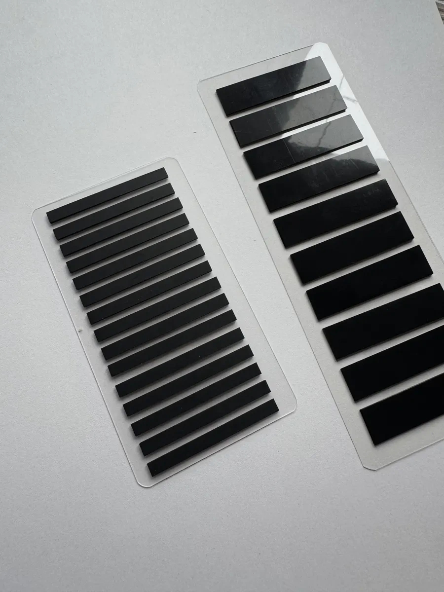 Muse Home Store Kitaplar İçin Kendinden Yapışkanlı Siyah Kitap Ayraç Sticker Seti 418145422