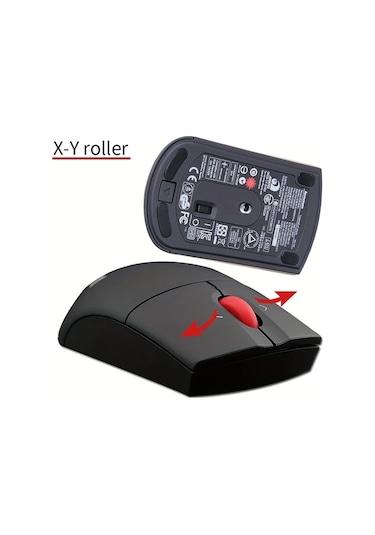 Besthome1 Lenovo Thinkpad 4y51a24585 Kablosuz Siyah Ergonomik Kablosuz Mouse Usb Laser Ofis İçin Besthome1