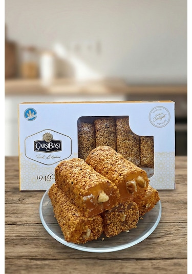 Susamlı Cevizli İpli Şeker Sucuğu 500 Gram