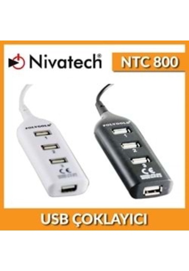Nıvatech Ntc-800 4 Port Usb Kablolu Hub