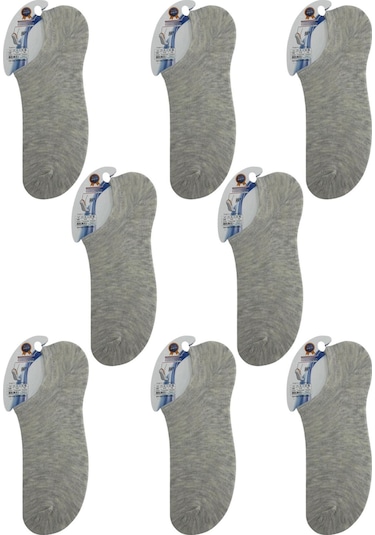 Ragi Store 8'li Sıfır Bilek Unisex Çorap Gri