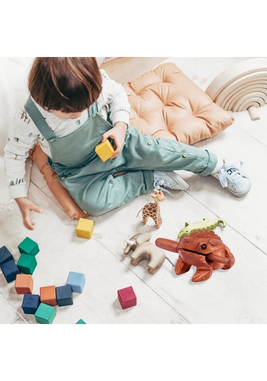 Mufunye El Yapımı Ahşap Kurbağa Guiro, Müzik Eğitim Aracı, Eğlenceli Ses Efekti, 14 Cm