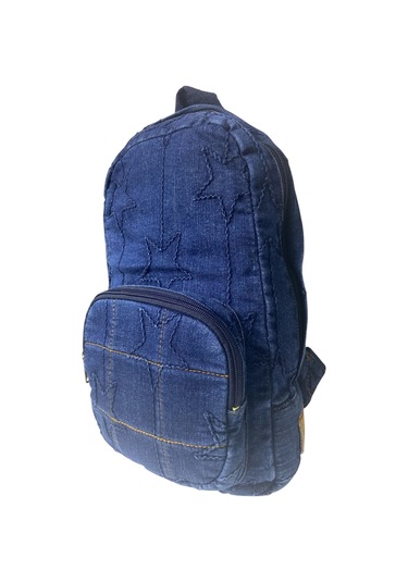 Kaliteli Mini Vintage Salaş Disayn Günlük Sırt Gezi Çantası 19 Cm X 34 Cm Lacivert