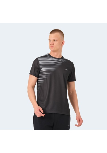 Slazenger RAVEN Erkek  Siyah Tişört