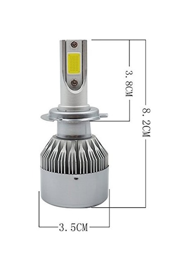 Led Xenon Far H1,H3,H4,H7,H10,H11,H15,880,9005,9006 Şimşek Etkili 250616840