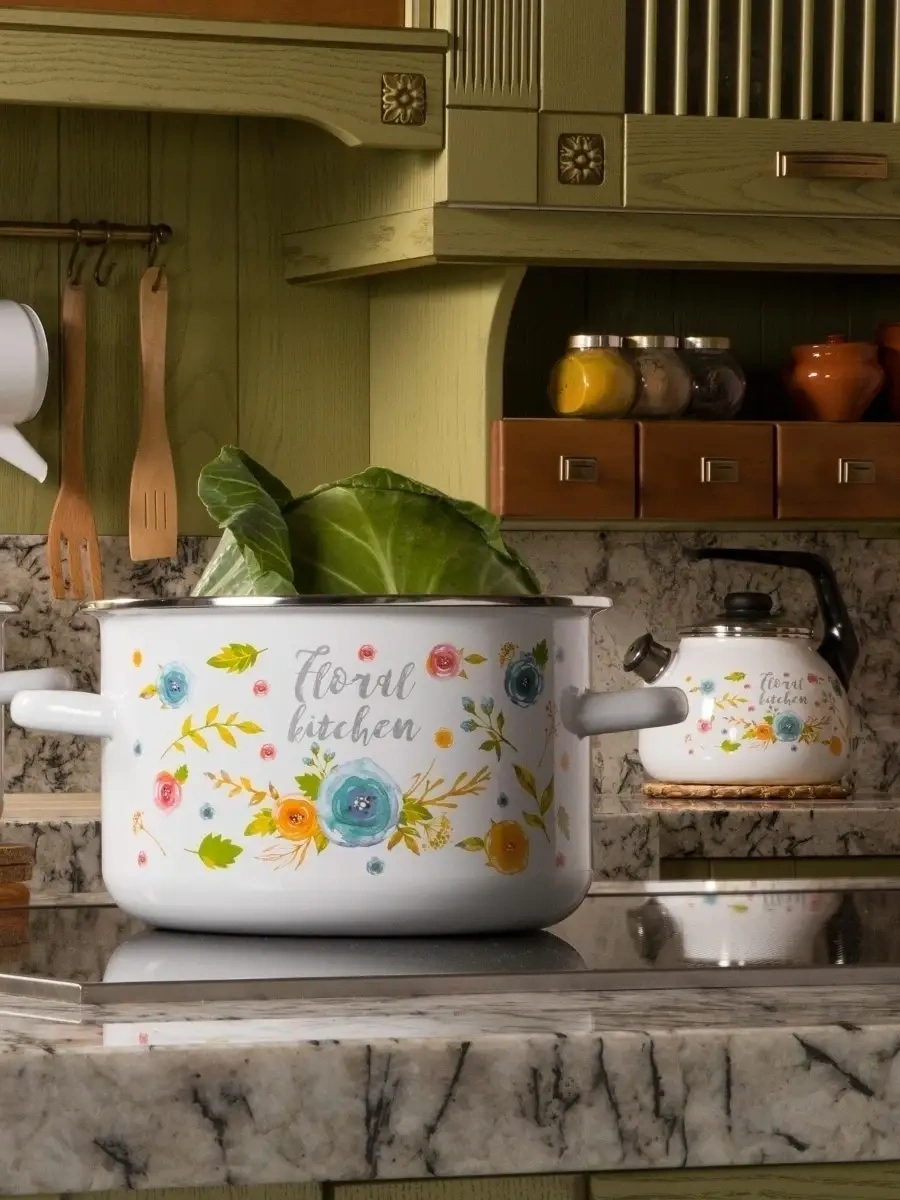 Appetite Tencere 1 Litre Kapaklı Emaye Tencere Tüm Ocaklar İçin 18895589 Beyaz