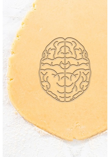 Beyin Kurabiye Kalıbı, Hamur Şekillendirici Beyaz