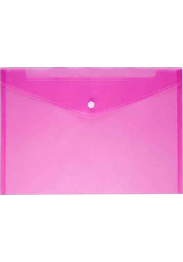 Abka A4 Çıtçıtlı Dosya Pembe