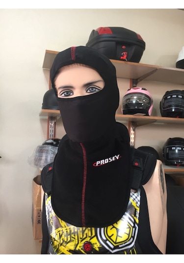 Buffalo Kışlık Termal Polar Balaklava Boyunluk Siyah