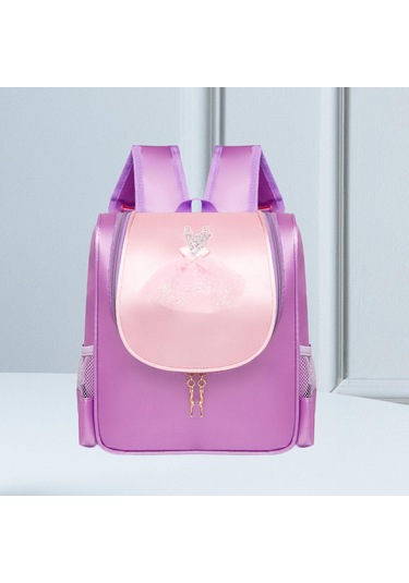 Suntek Bale Çantası Sırt Dans Kız Için Jimnastik Dansı Doğum Günü Pembe İle Menekşe