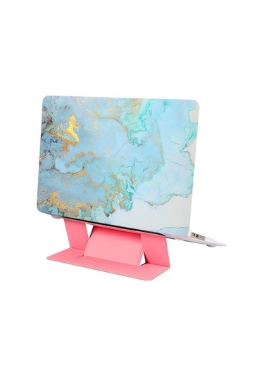 Yunboo Macbook Uyumlu Air 13 İnce Kauçuk Kılıf Ve Ayarlanabilir Pembe Stand - Kolay Kurulum Ve Taşınabilir Diğer Diğer