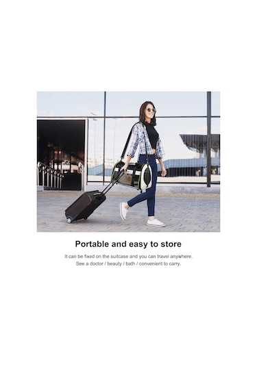 Cbtx Funadd Pet Seyahat Taşıma Çantası Omuz Katlanabilir Tote Çanta Gri