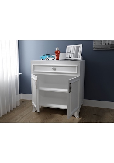 Baby Darling Lisa Şifonyer Mdf Beyaz
