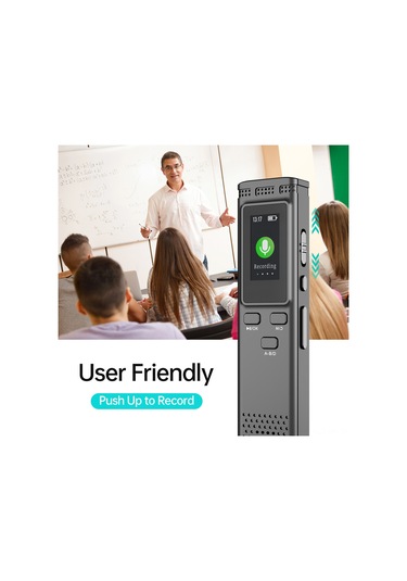 Singree K66 Dijital Ses Kaydedici: 64gb Dahili Hafıza, 288 Saat Kayıt, Renkli Tft Ekran, Yüksek Kaliteli Ses, Şarj Edilebilir Pil