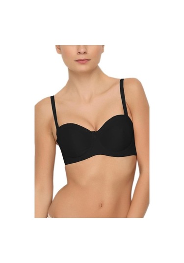 Yeni İnci 1680 3'Lü Paket Balenli (Telli) Straplez Sütyen