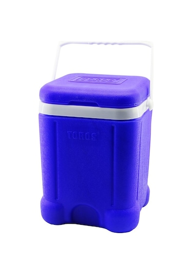 Toros 20lt Kare Buzluk Mavi Plastik Taşıma Kulplu Brkt Çok Renkli