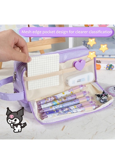 Ww 5 Katlı Büyük Kapasiteli Kalem Kutusu-Mavi