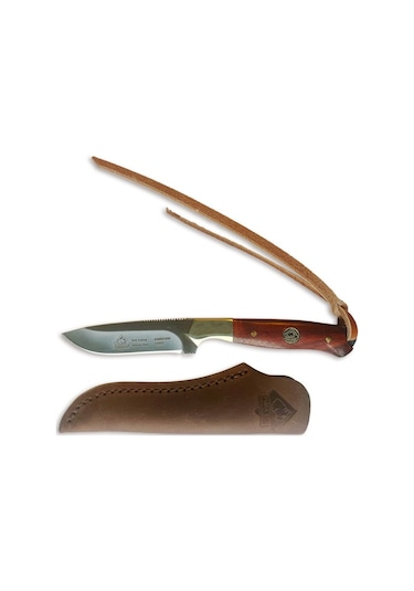 Puma Sgb Caping Kamp Bıçak, Wood With Leather Sheath Çok Renkli
