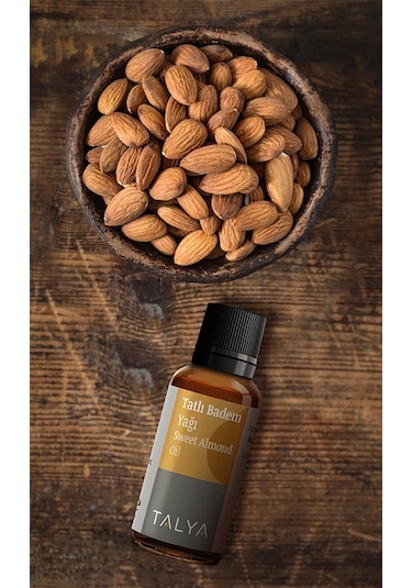 Talya Soğuk Sıkım %100 Saf ve Doğal Tatlı Badem Yağı 20 ML