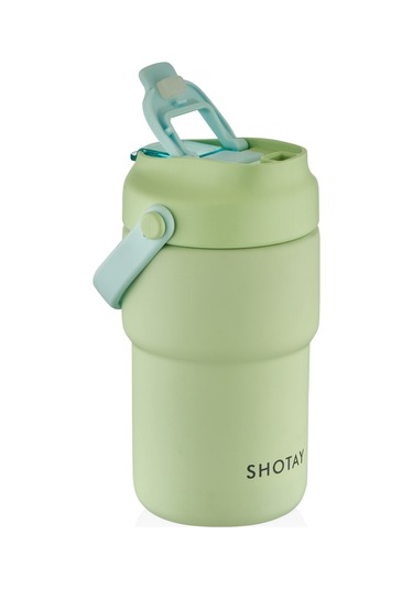Shotay Askılı Mug Pastel Unisex Termos 450 Ml. Sht-st-8099-4 Çok Renkli