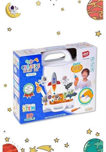 Oyuncak 3d Matkap Seti Söktak Uzay Serisi