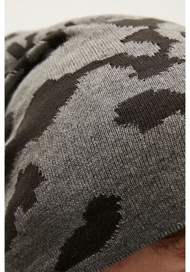 Bad Bear Camo Simple Iı Antrasit Kamuflaj Bere - Antrasit
