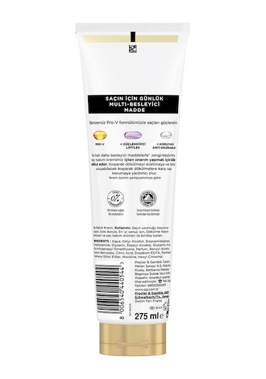 Pantene Dökülme Karşıtı Saç Bakım Kremi 275 ML